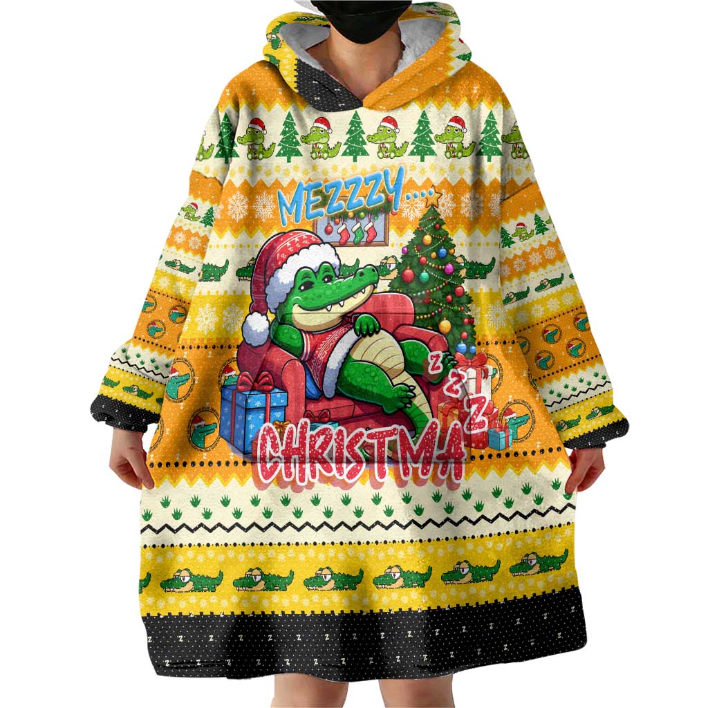 Crocodile Mezzy Christmas Wearable Blanket Hoodie Funny Style - Wonder Print Shop