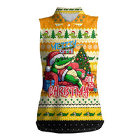 Crocodile Mezzy Christmas Women Sleeveless Polo Shirt Funny Style - Wonder Print Shop