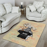 Personalized Father And Son Area Rug Gift for Dad - Wonder Print Shop