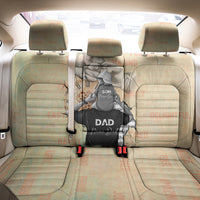 Personalized Father And Son Back Car Seat Cover Gift for Dad - Wonder Print Shop