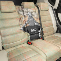 Personalized Father And Son Back Car Seat Cover Gift for Dad - Wonder Print Shop