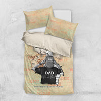Personalized Father And Son Bedding Set Gift for Dad - Wonder Print Shop