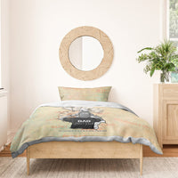 Personalized Father And Son Bedding Set Gift for Dad - Wonder Print Shop