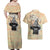 Personalized Father And Son Couples Matching Off Shoulder Maxi Dress and Hawaiian Shirt Gift for Dad - Wonder Print Shop
