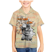 Personalized Father And Son Family Matching Mermaid Dress and Hawaiian Shirt Gift for Dad - Wonder Print Shop