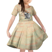 Personalized Father And Son Family Matching Off The Shoulder Long Sleeve Dress and Hawaiian Shirt Gift for Dad - Wonder Print Shop