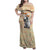 Personalized Father And Son Family Matching Off Shoulder Maxi Dress and Hawaiian Shirt Gift for Dad - Wonder Print Shop