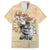 Personalized Father And Son Family Matching Short Sleeve Bodycon Dress and Hawaiian Shirt Gift for Dad - Wonder Print Shop