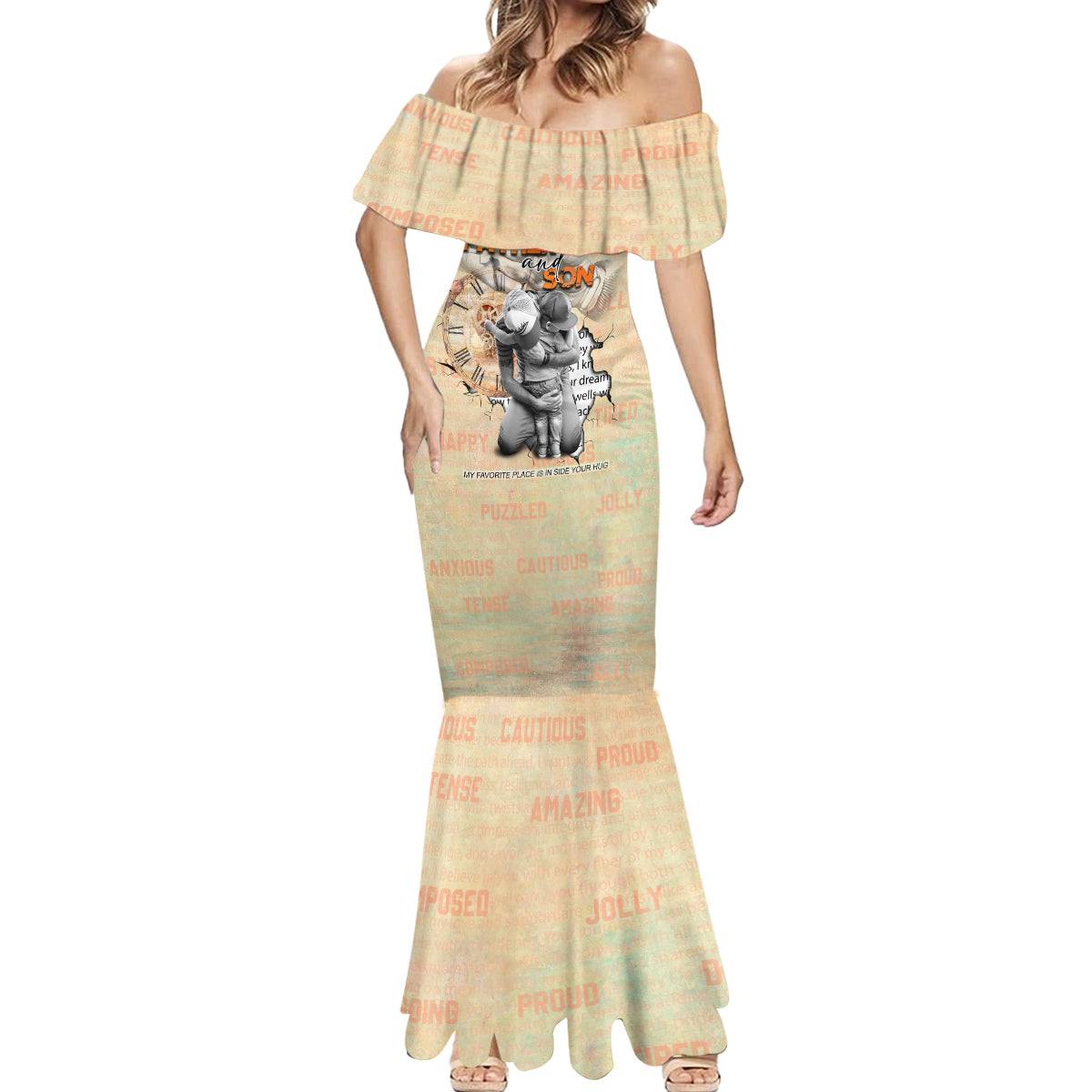 Personalized Father And Son Mermaid Dress Gift for Dad - Wonder Print Shop