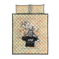 Personalized Father And Son Quilt Bed Set Gift for Dad - Wonder Print Shop
