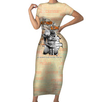 Personalized Father And Son Short Sleeve Bodycon Dress Gift for Dad - Wonder Print Shop