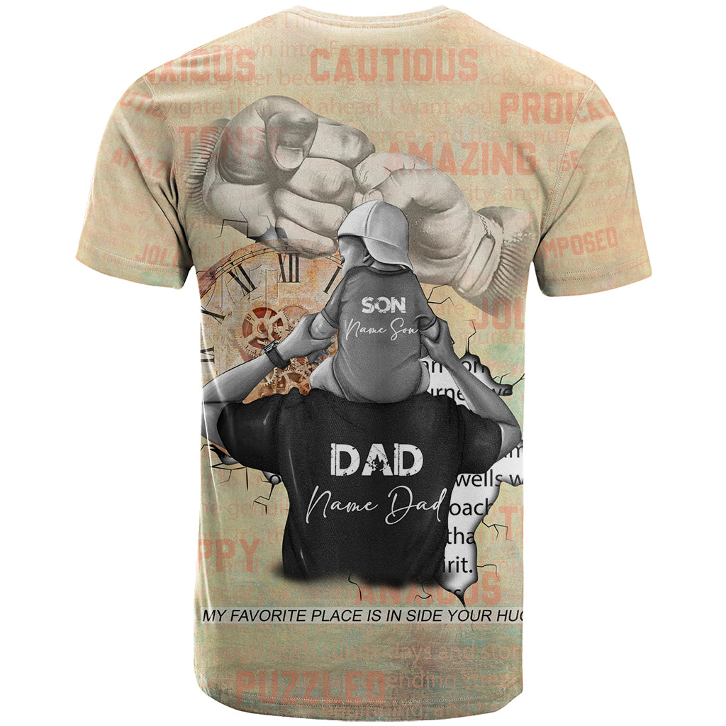 Personalized Father And Son T Shirt Gift for Dad - Wonder Print Shop