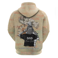 Personalized Father And Son Zip Hoodie Gift for Dad - Wonder Print Shop