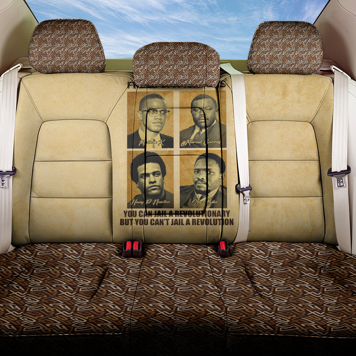 Freedom Fighters Back Car Seat Cover Civil Rights Leaders Revolution - Wonder Print Shop