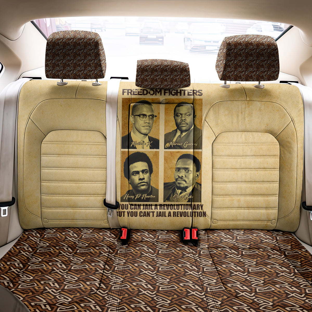 Freedom Fighters Back Car Seat Cover Civil Rights Leaders Revolution - Wonder Print Shop