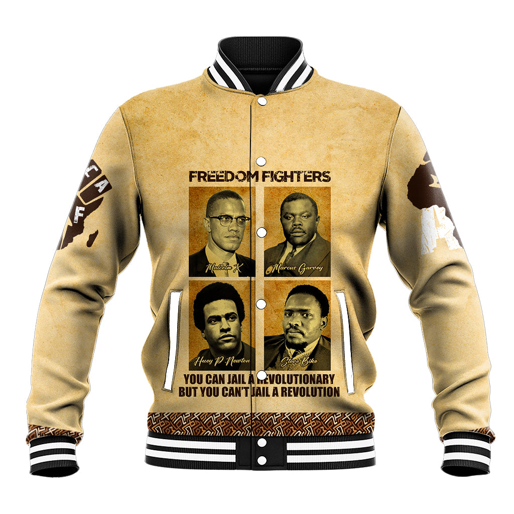 Freedom Fighters Baseball Jacket Civil Rights Leaders Revolution - Wonder Print Shop