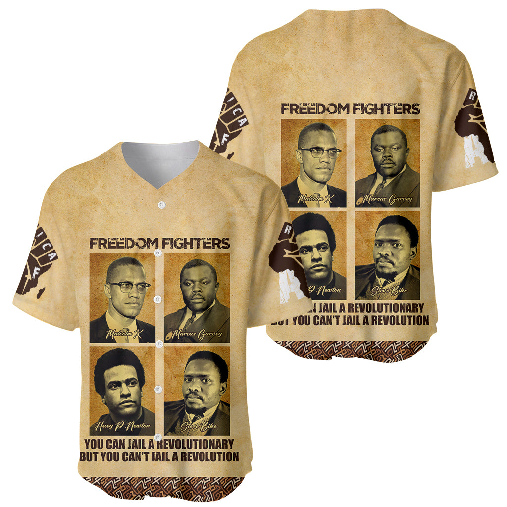 Freedom Fighters Baseball Jersey Civil Rights Leaders Revolution - Wonder Print Shop