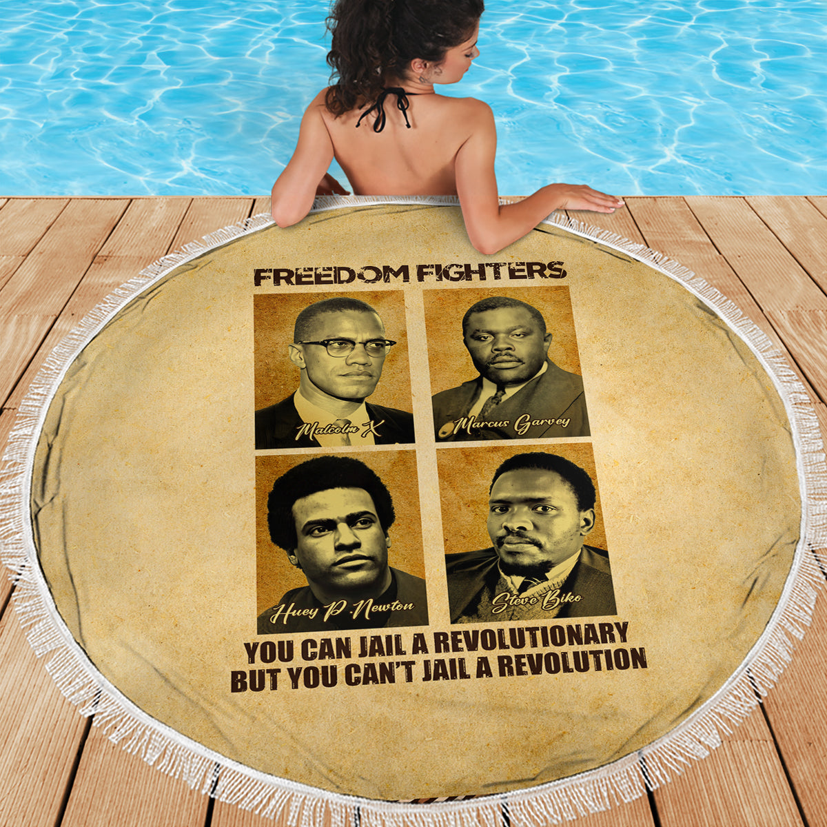 Freedom Fighters Beach Blanket Civil Rights Leaders Revolution - Wonder Print Shop