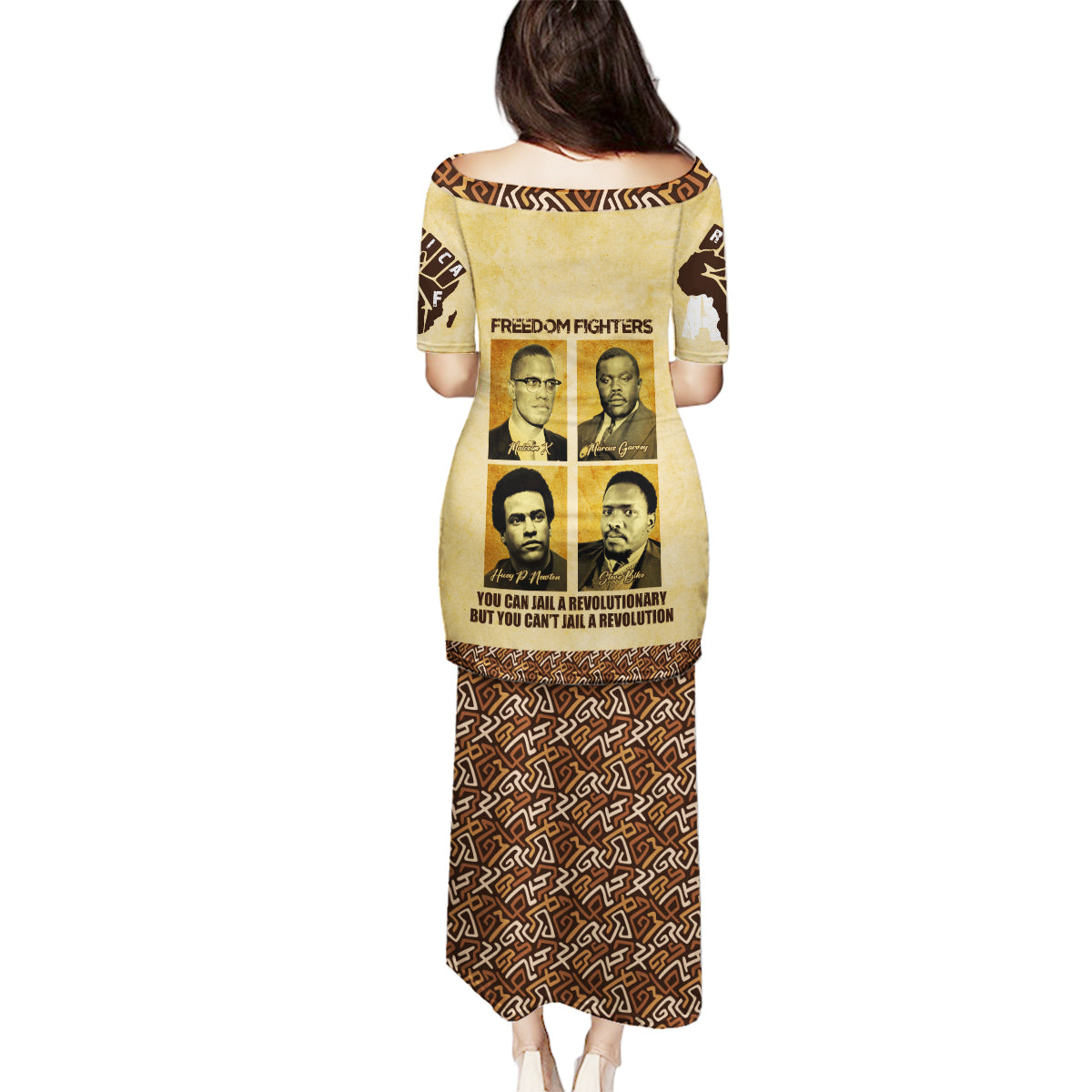Freedom Fighters Family Matching Puletasi and Hawaiian Shirt Civil Rights Leaders Revolution - Wonder Print Shop