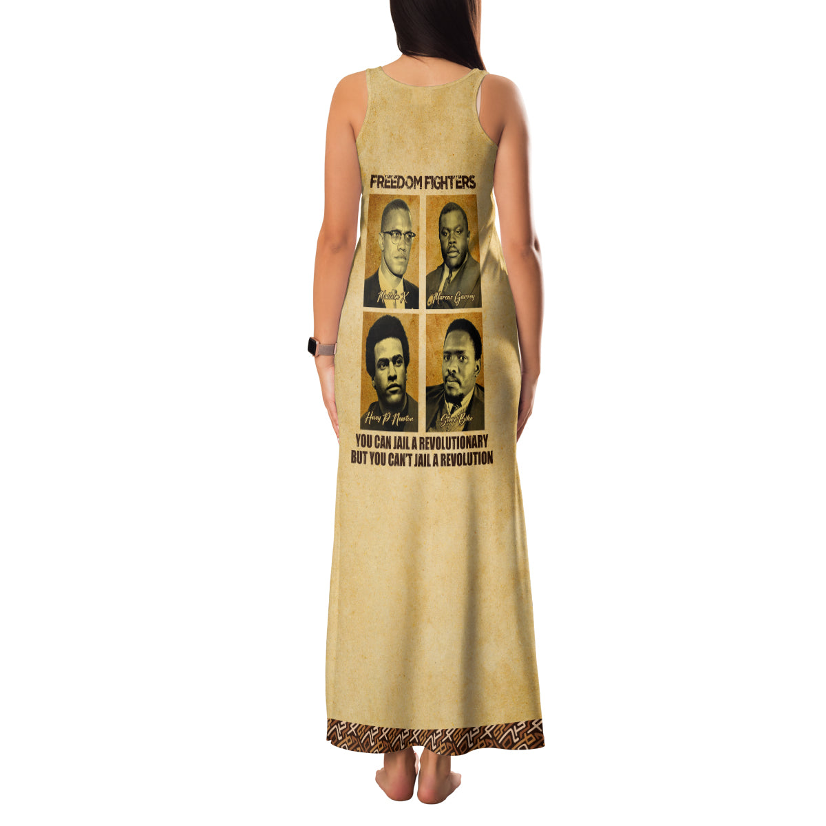 Freedom Fighters Family Matching Tank Maxi Dress and Hawaiian Shirt Civil Rights Leaders Revolution - Wonder Print Shop