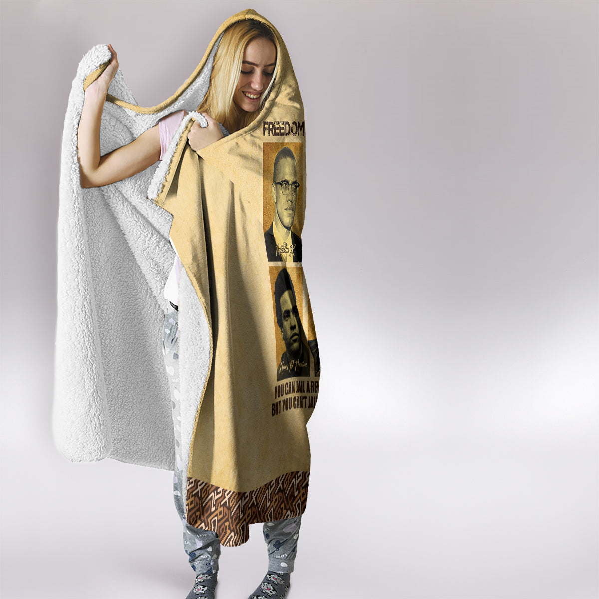 Freedom Fighters Hooded Blanket Civil Rights Leaders Revolution