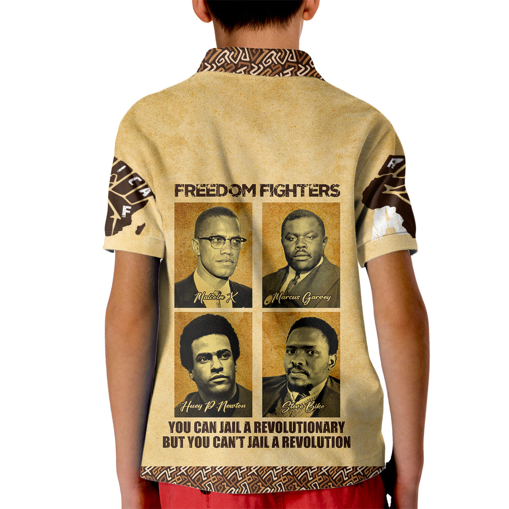 Freedom Fighters Kid Polo Shirt Civil Rights Leaders Revolution - Wonder Print Shop