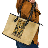 Freedom Fighters Leather Tote Bag Civil Rights Leaders Revolution - Wonder Print Shop