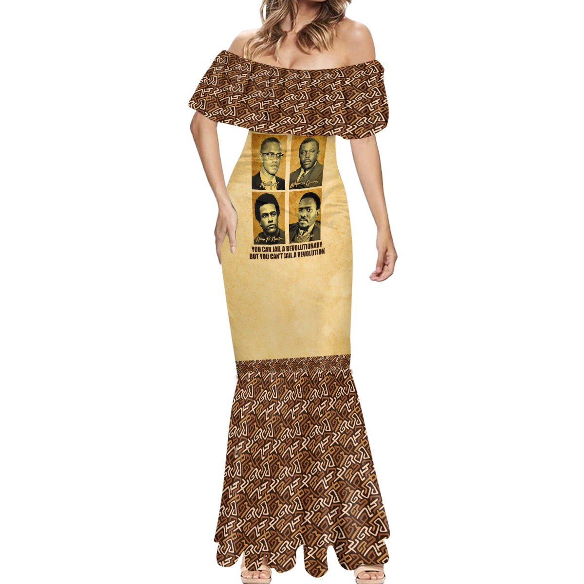 Freedom Fighters Mermaid Dress Civil Rights Leaders Revolution - Wonder Print Shop