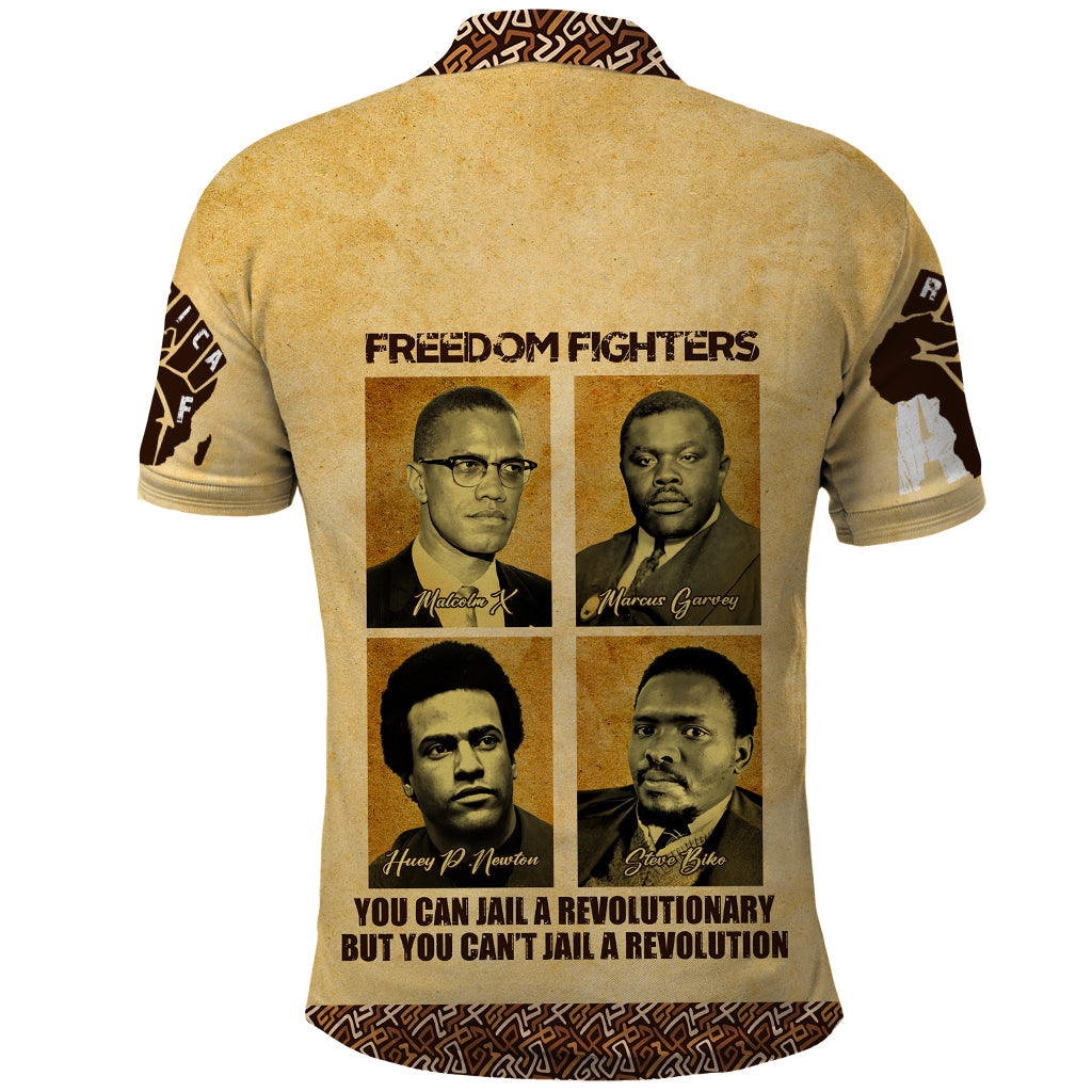 Freedom Fighters Polo Shirt Civil Rights Leaders Revolution - Wonder Print Shop