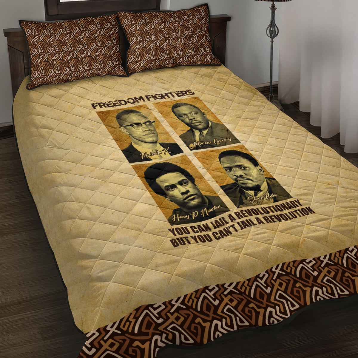 Freedom Fighters Quilt Bed Set Civil Rights Leaders Revolution - Wonder Print Shop
