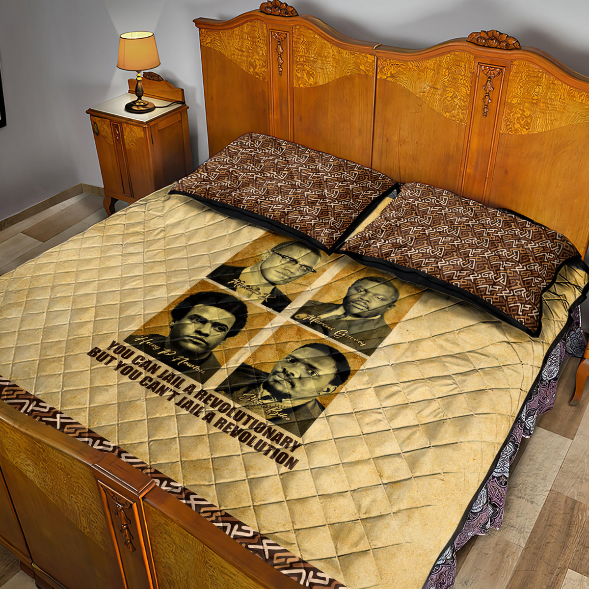 Freedom Fighters Quilt Bed Set Civil Rights Leaders Revolution - Wonder Print Shop