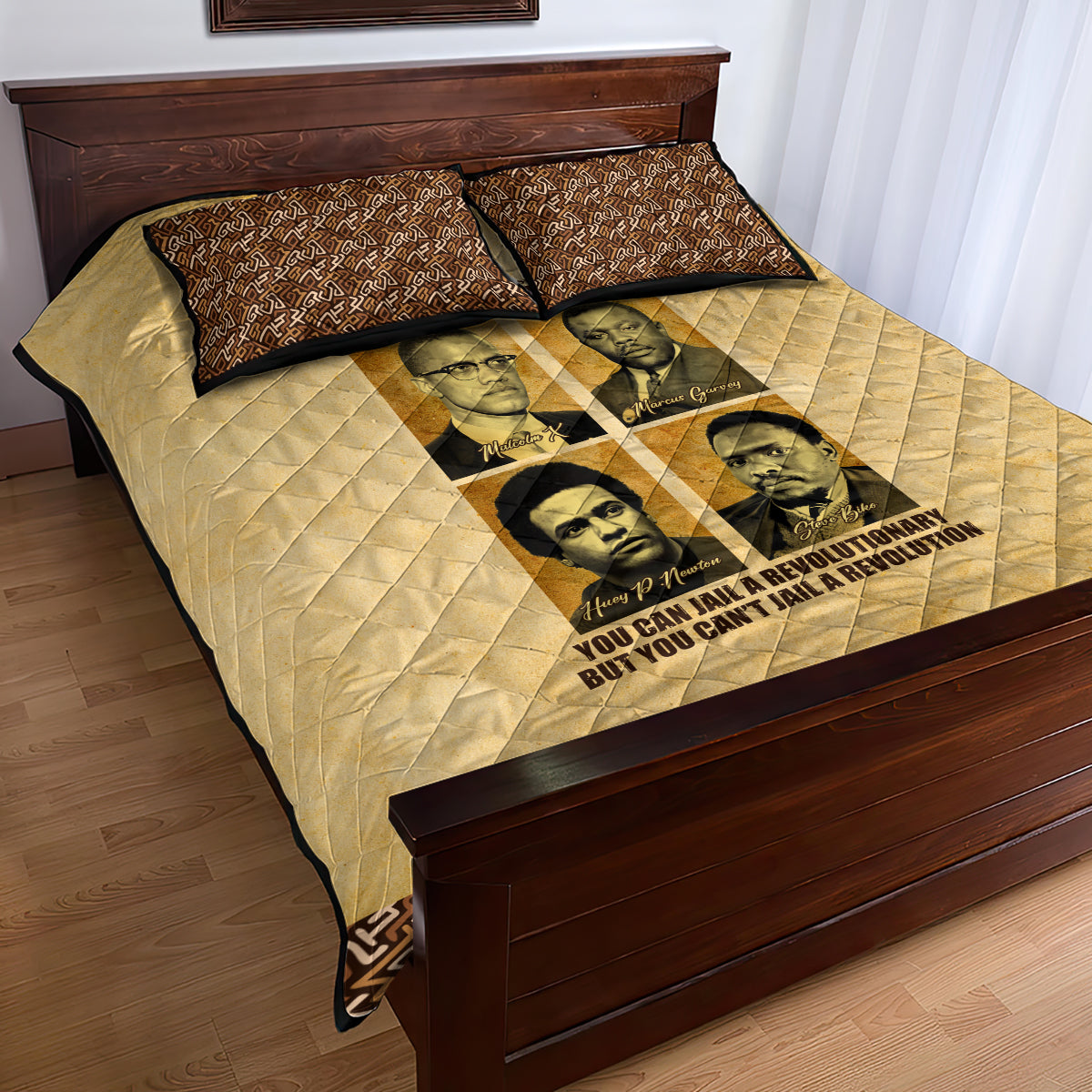 Freedom Fighters Quilt Bed Set Civil Rights Leaders Revolution - Wonder Print Shop