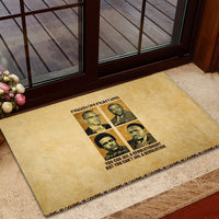 Freedom Fighters Rubber Doormat Civil Rights Leaders Revolution - Wonder Print Shop