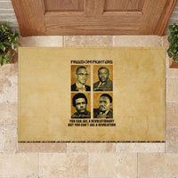 Freedom Fighters Rubber Doormat Civil Rights Leaders Revolution - Wonder Print Shop