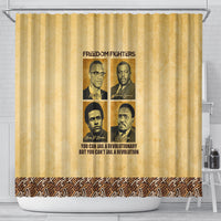Freedom Fighters Shower Curtain Civil Rights Leaders Revolution