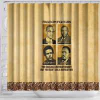 Freedom Fighters Shower Curtain Civil Rights Leaders Revolution