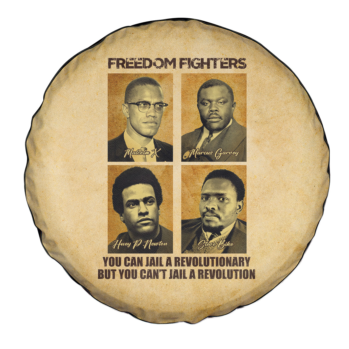 Freedom Fighters Spare Tire Cover Civil Rights Leaders Revolution - Wonder Print Shop