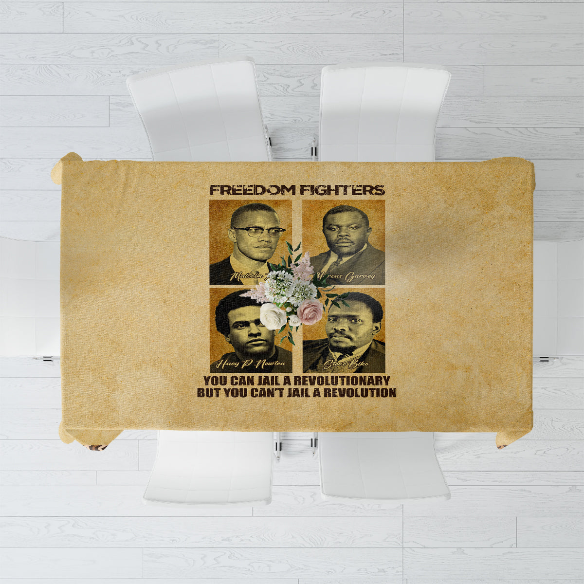 Freedom Fighters Tablecloth Civil Rights Leaders Revolution - Wonder Print Shop