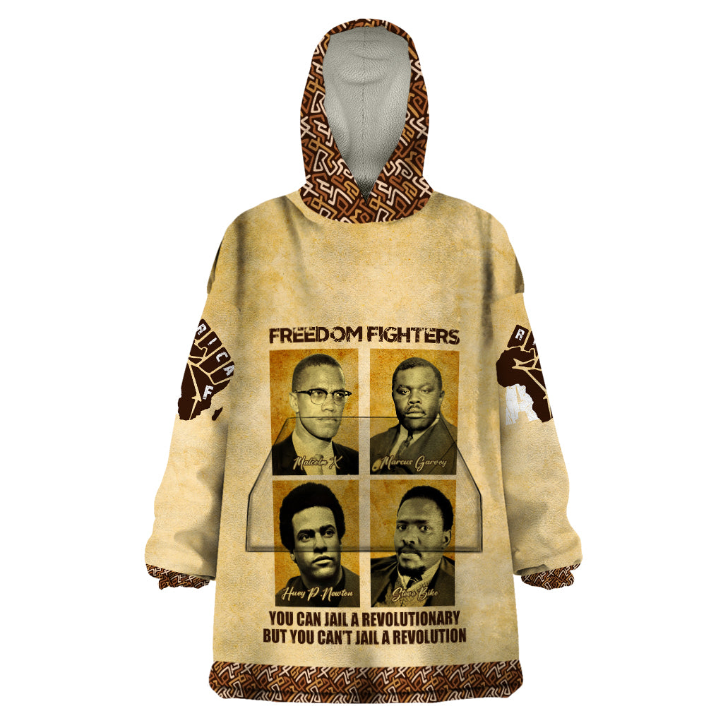 Freedom Fighters Wearable Blanket Hoodie Civil Rights Leaders Revolution - Wonder Print Shop