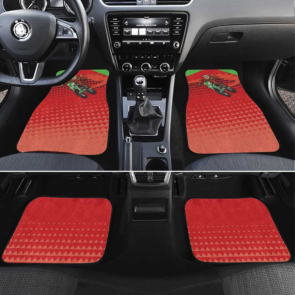 Braaap Car Mats Motorcross Santa Christmas - Wonder Print Shop
