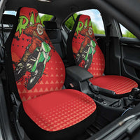 Braaap Car Seat Cover Motorcross Santa Christmas - Wonder Print Shop