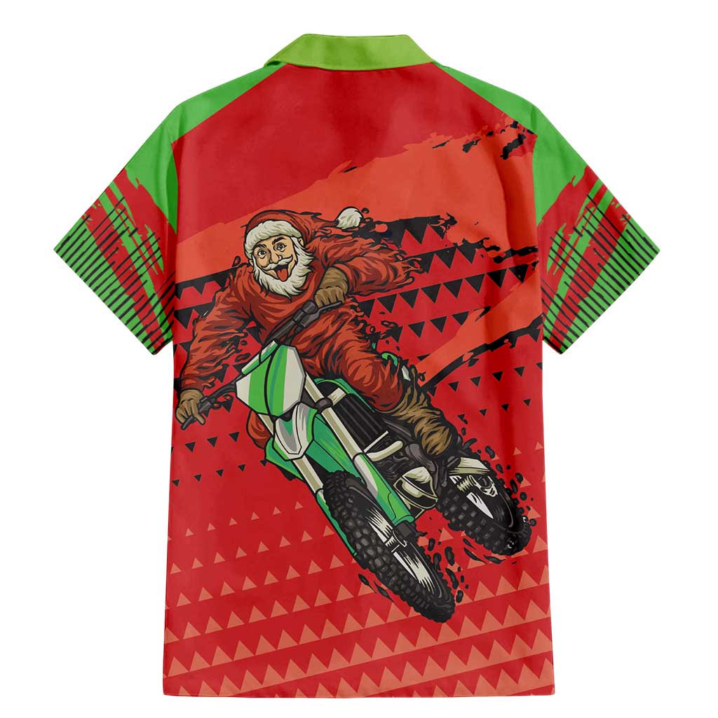 Braaap Family Matching Mermaid Dress and Hawaiian Shirt Motorcross Santa Christmas - Wonder Print Shop