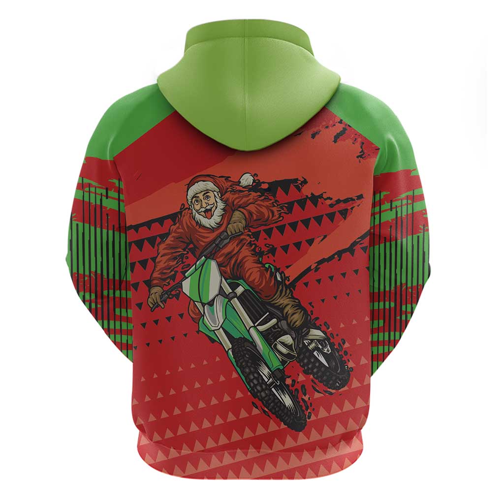 Braaap Hoodie Motorcross Santa Christmas - Wonder Print Shop