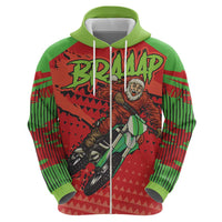 Braaap Hoodie Motorcross Santa Christmas - Wonder Print Shop