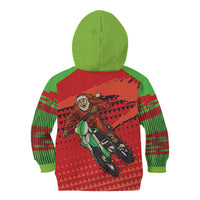 Braaap Kid Hoodie Motorcross Santa Christmas - Wonder Print Shop