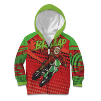 Braaap Kid Hoodie Motorcross Santa Christmas - Wonder Print Shop