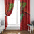Braaap Window Curtain Motorcross Santa Christmas - Wonder Print Shop