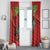 Braaap Window Curtain Motorcross Santa Christmas - Wonder Print Shop