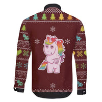 Cant Hear You Unicorn Christmas Family Matching Short Sleeve Bodycon Dress and Hawaiian Shirt - Wonder Print Shop