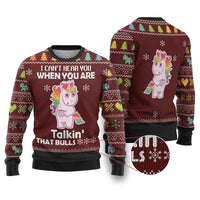 Cant Hear You Unicorn Christmas Ugly Christmas Sweater - Wonder Print Shop